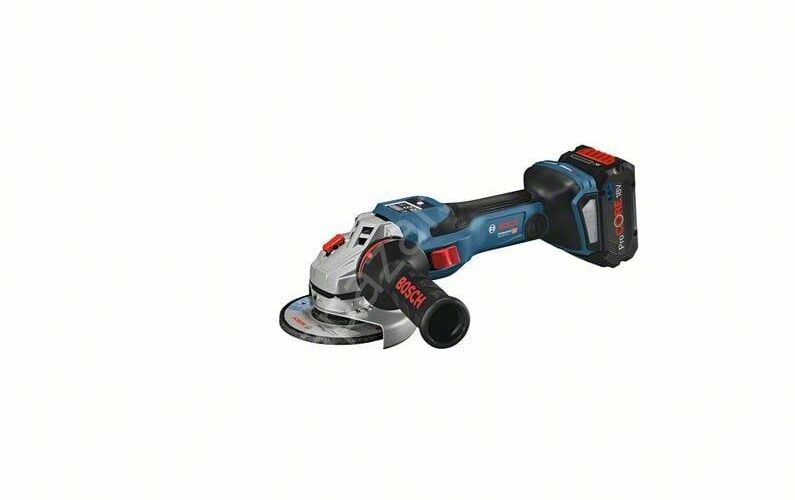 Bosch GWS 18V-15 SC Çift Akülü 8 Ah Taşlama Makinesi