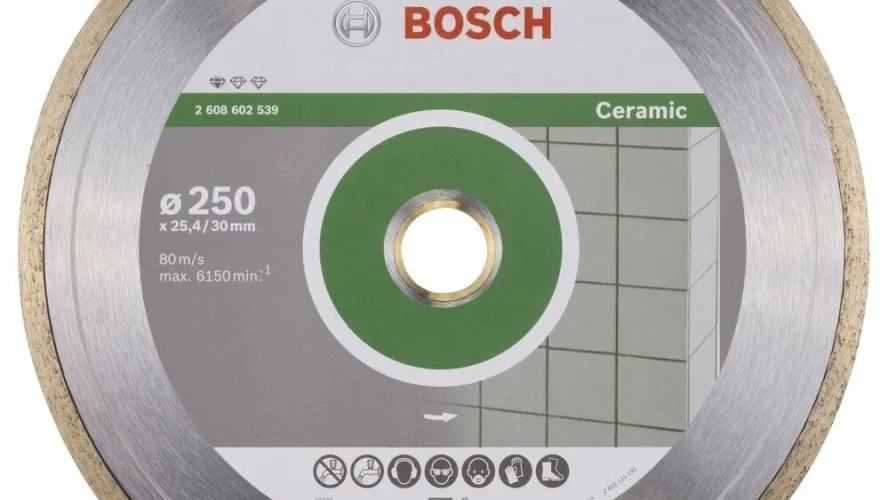 Bosch – Standard Seri Seramik İçin Elmas Kesme Diski 250 mm