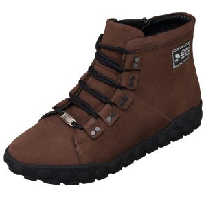 Büyük Numara Kahverengi Erkek Deri Nubuk Bot - YG-02 Kahve