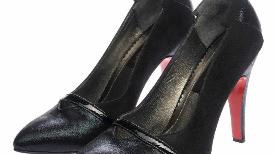Stiletto Büyük Numara Topuklu Abiye Kadın Ayakkabı 190333 Siyah