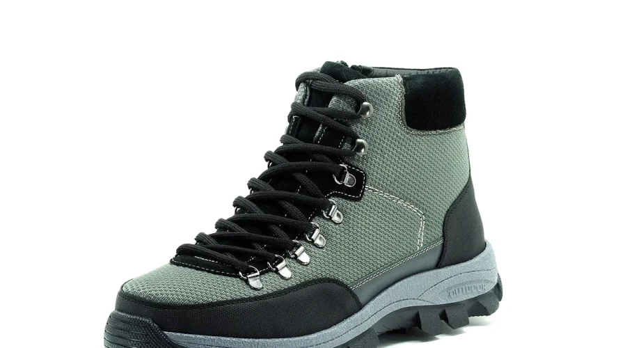 Gorateks ve Deri Büyük Numara Erkek Bot – AG1071 Gri