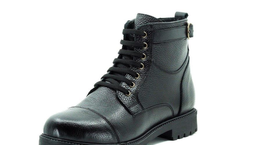 Büyük Numara ve Beden Erkek Deri Bot – EF703 Siyah