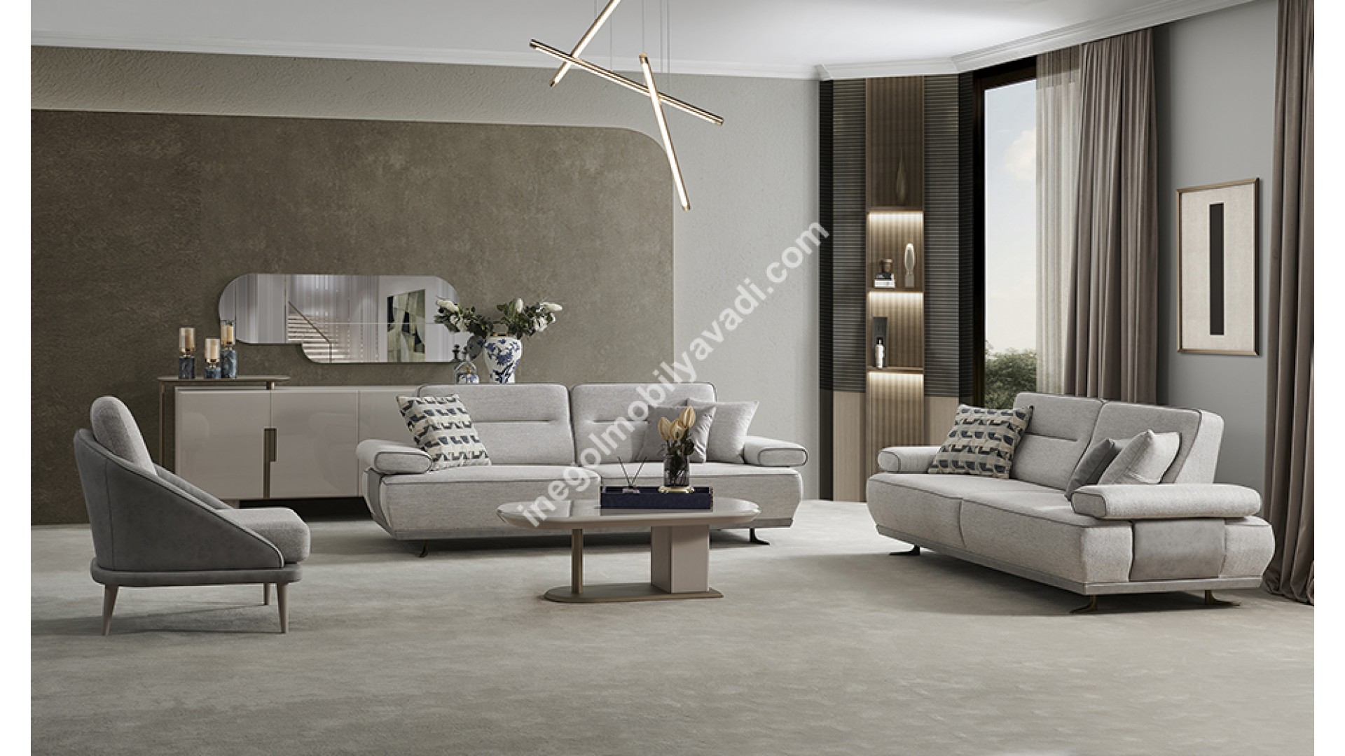 İnegöl Mobilya Sueno Modern Koltuk Takımı