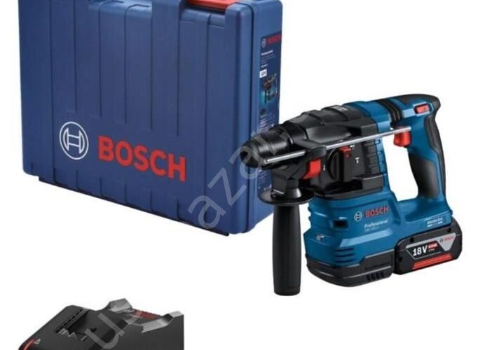 0611924021 Bosch Gbh 185-LI 4 Ah Çift Akülü Kırıcı-Delici