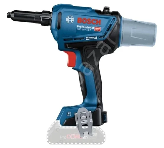 Bosch Professional GRG 18V-16 C (2×4,0 Ah,L-BOXX) Akülü Perçin Tabancası 06019K5001
