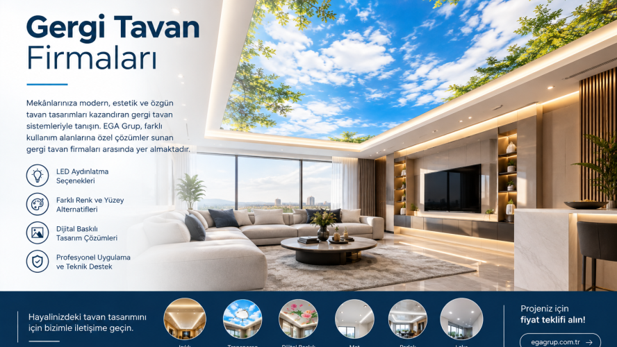 Gergi Tavan Firmaları